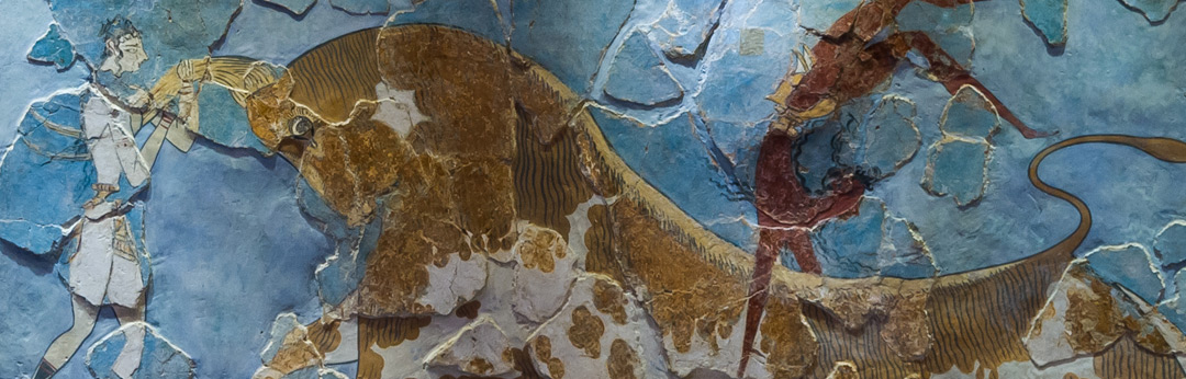 Minoan Bull Fresco